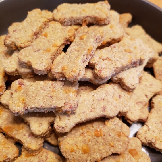 Homemade Bacon Cheddar Dog Treats Etsy