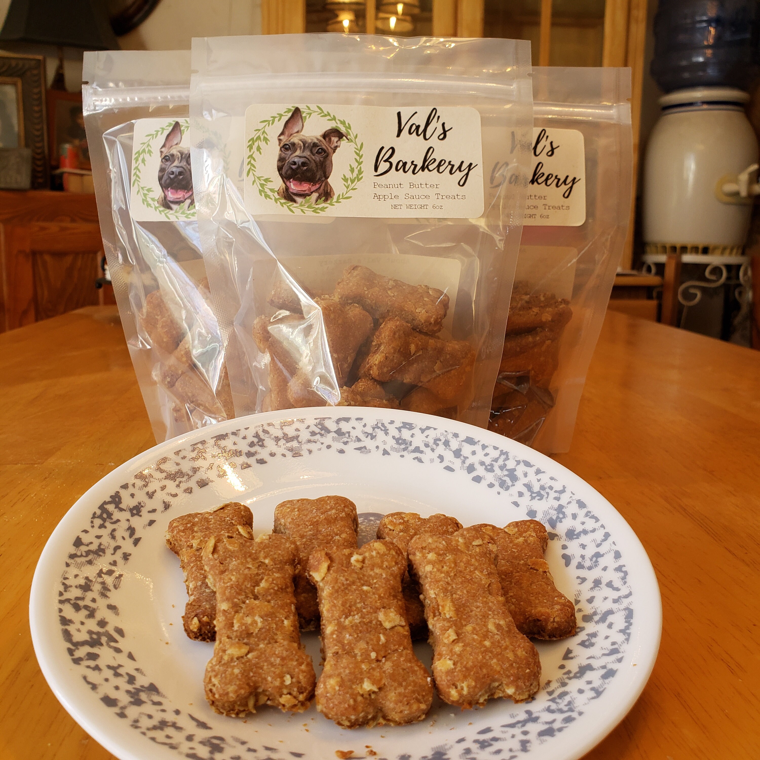 Homemade Peanut Butter Applesauce Dog Treats Etsy