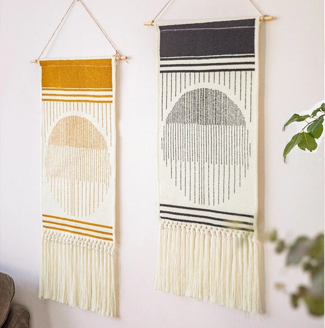 Boho Wall Hanging. Boho Tapestry Wall Hanging. Woven Wall Etsy