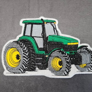 Traktor, Trecker, John Deere, Aufnäher, Applikation