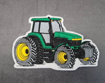 Tractor, tractor, John Deere, parche, aplicación