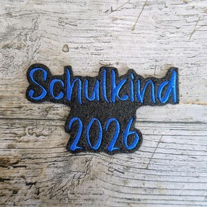Font No. 11, Schoolchild 2026 Patch, iron-on, embroidered