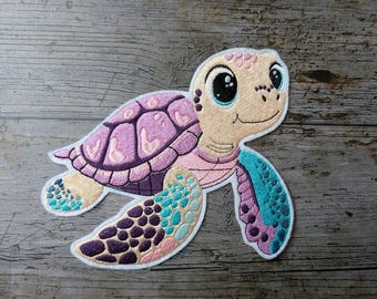 Schildkröte 11x12cm Stickdatei, Sofortdownload