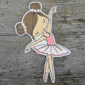Ballerine, patch danseuse, appliqué