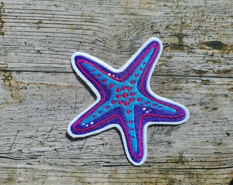 Starfish, patch, applique, patch