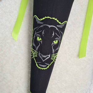 Panther Head Embroidery File 16 cm, Instant Download, Black Cat, Embroidery Design