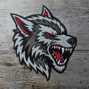Werewolf, wolf, patch, appliqué