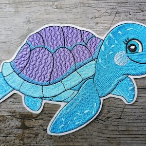 tortue, patch, appliqué, patch