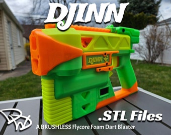 DJINN Brushless Foam Dart Blaster - Digital .STL Files