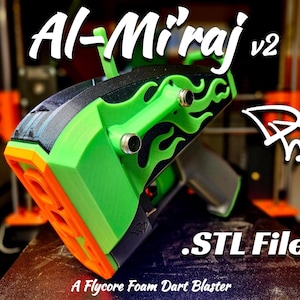 Al-Mi&#39;raj v2 Spielzeug Foam Dart Blaster Digitale .STL-Dateien