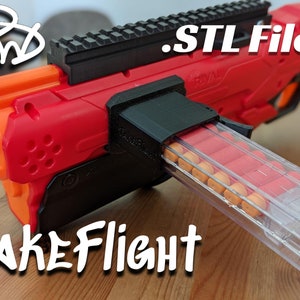 TakeFlight - Rival Takedown Short Dart Flywheel conversion .STL FILES