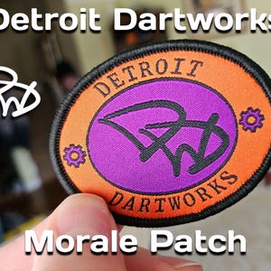 Detroit Dartworks Embroidered Patch