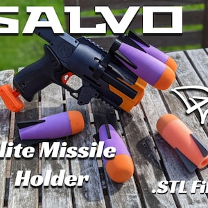5ALVO Elite Missile Holder v2 .STL files - Toy Foam Dart Blaster Accessory