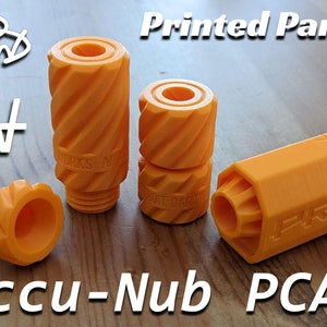 Printed Accu-Nub PCAR Barrels (all styles) - Toy Foam Dart Blaster Accessory