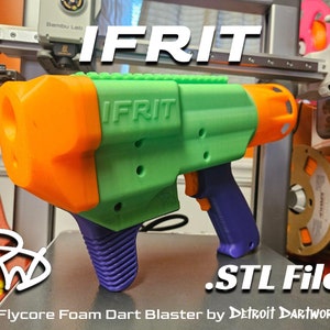 IFRIT Toy Foam Dart Blaster Digitale .STL-Dateien