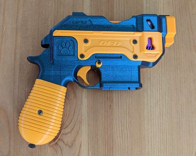 OFD Meowser Foam Dart Blaster W/ Night Owl Nerf Wheels & Loki Motors Etsy