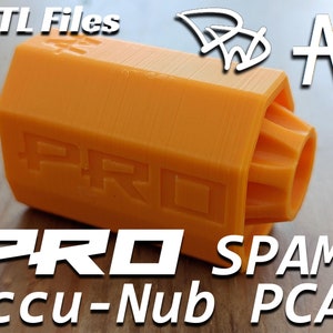 Archivos digitales .STL PCAR PRO Spamf Accu-Nub - Accesorio para lanzador de dardos de espuma de juguete