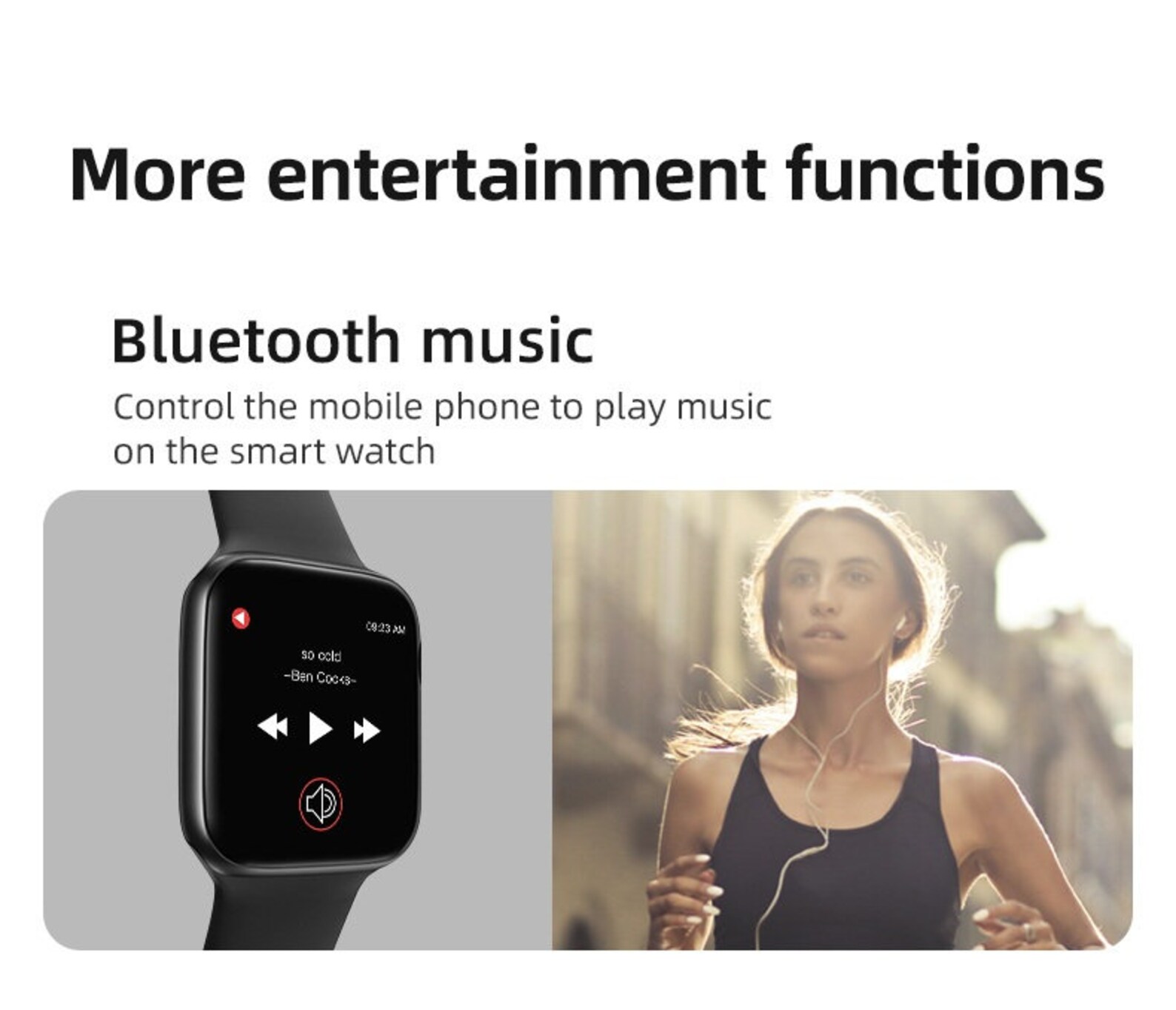 t500 smart watch iphone