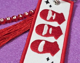 Hooligan Embroided Patch Keychain