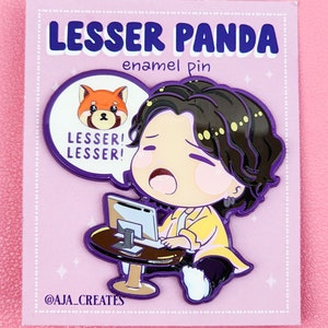 Lesser Panda Yoongi | Enamel Pin