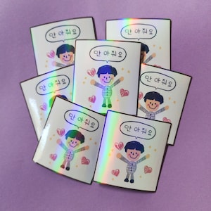 Jin Comes Home| Hologram Vinyl Sticker