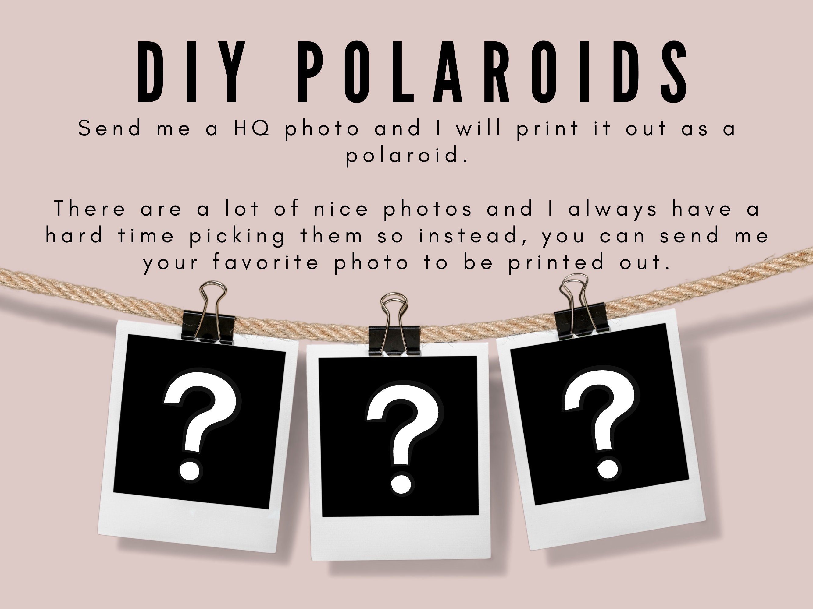 DIY: Como revelar fotos em estilo polaroid na Nicephotos