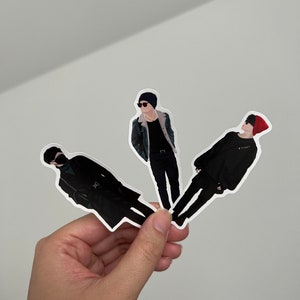 BTS Jimin Airport Fashion Matte Vinyl Stickers || Journaling, Laptop, Decor, Water bottle