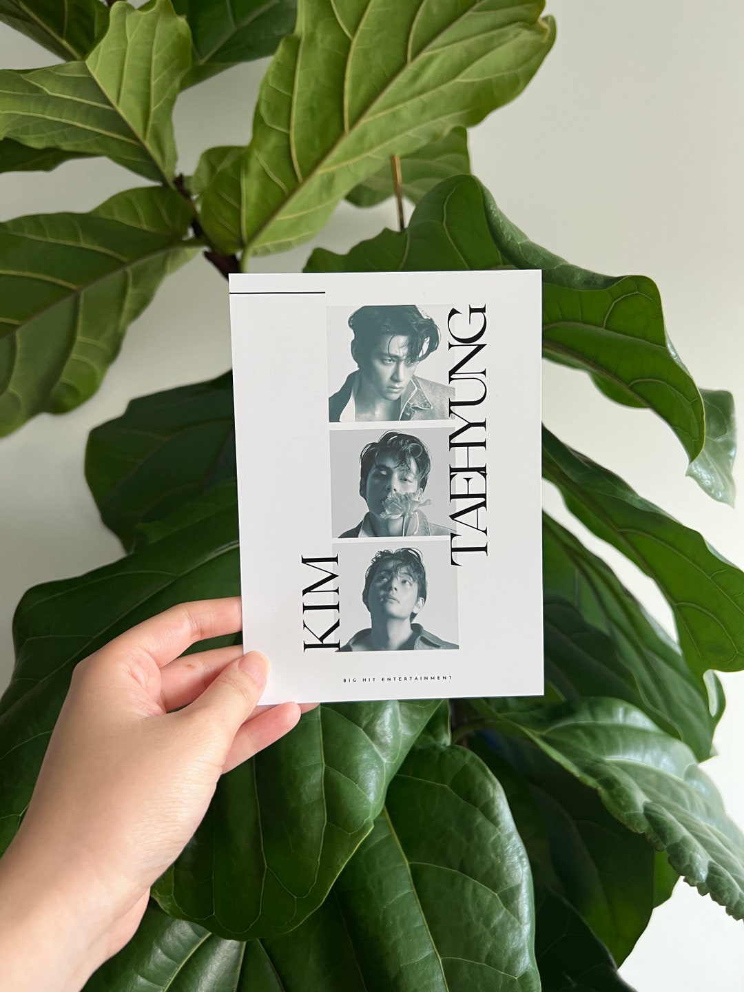 BTS V Art Print: Black and White Photo Strip (5x7 Matte) - Etsy Canada