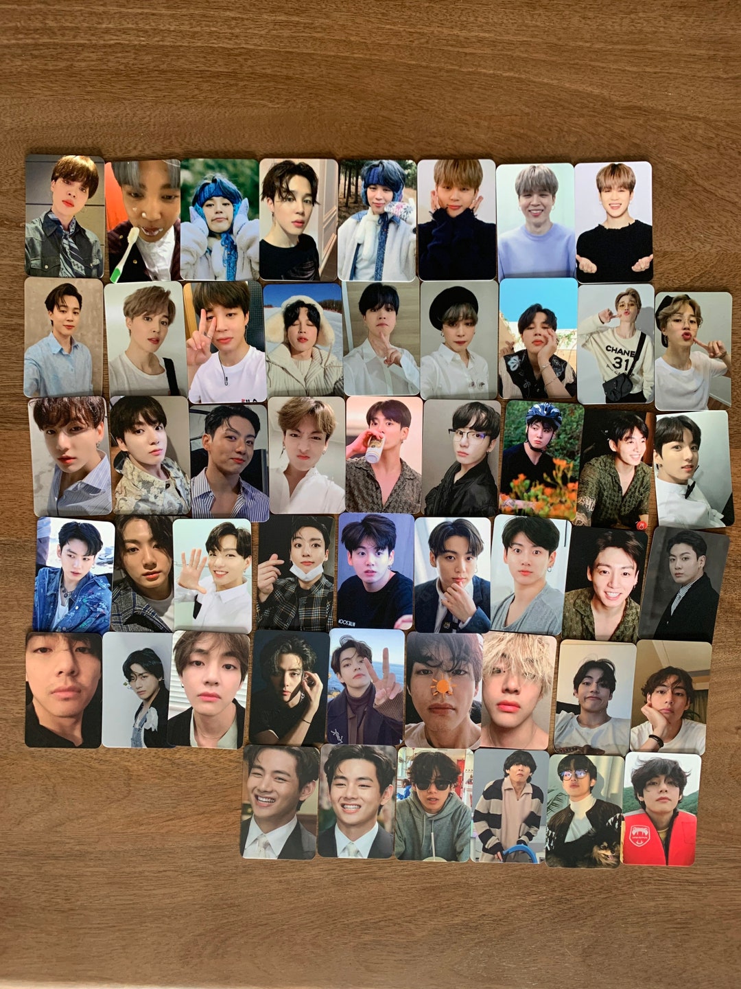 BTS Maknae Line Matte Selca / Selfie / Boyfriend Materials Photocards