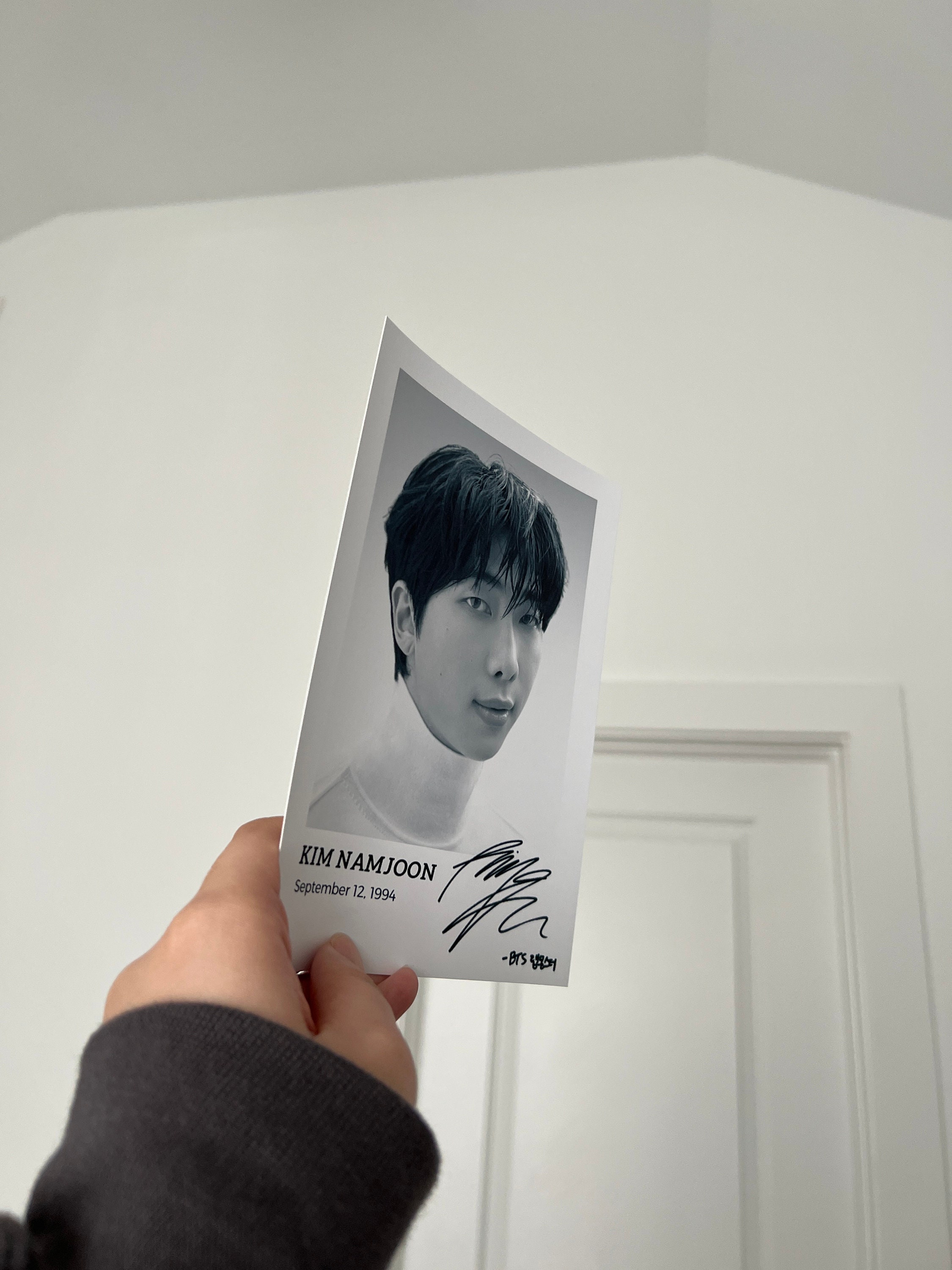 BTS RM Art Print With His Signature for Decorating Room Wall ...