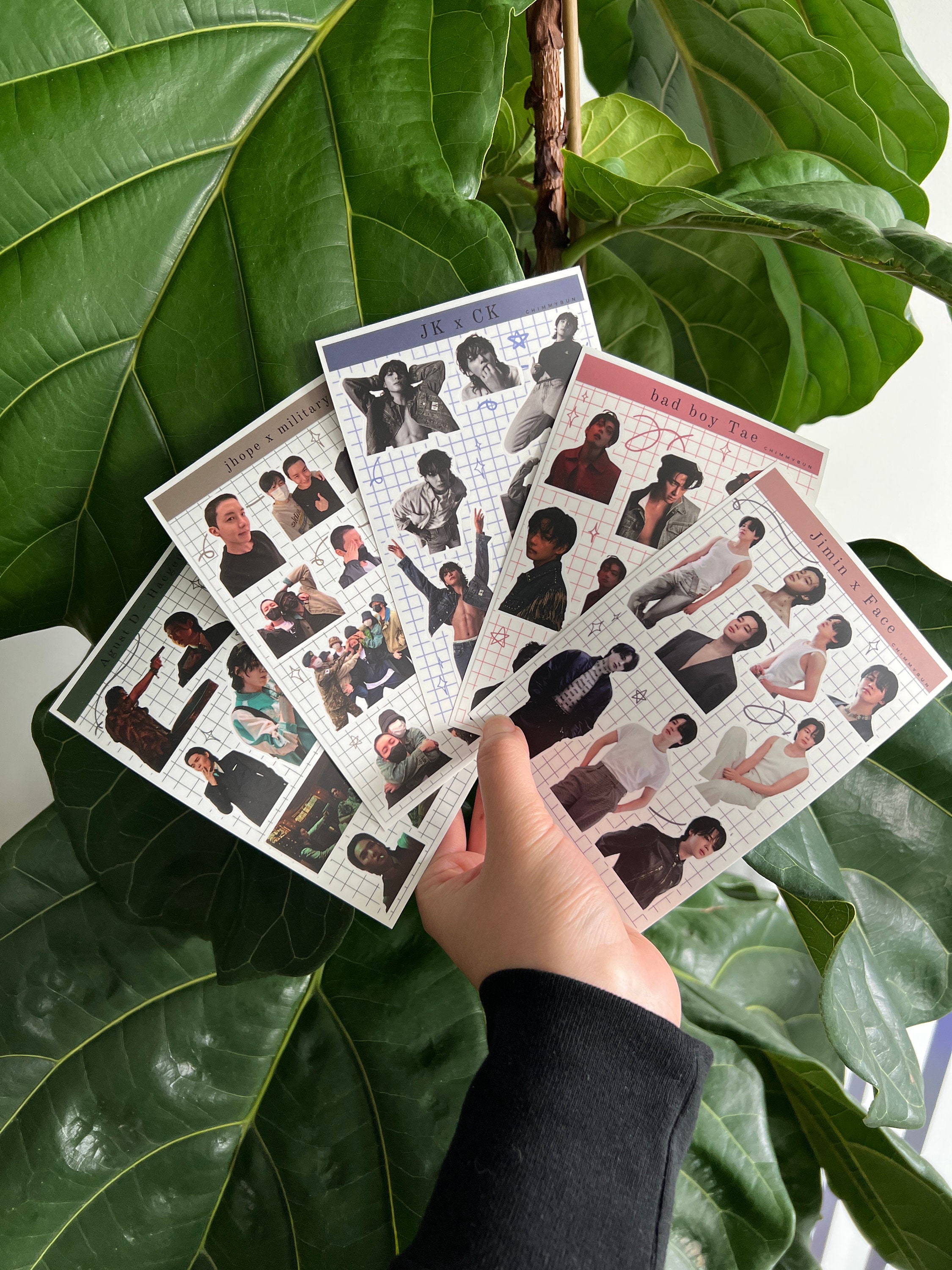 JM X FACE Sticker Sheet || 4x6 JM X FACE Sticker Sheet || 4x6