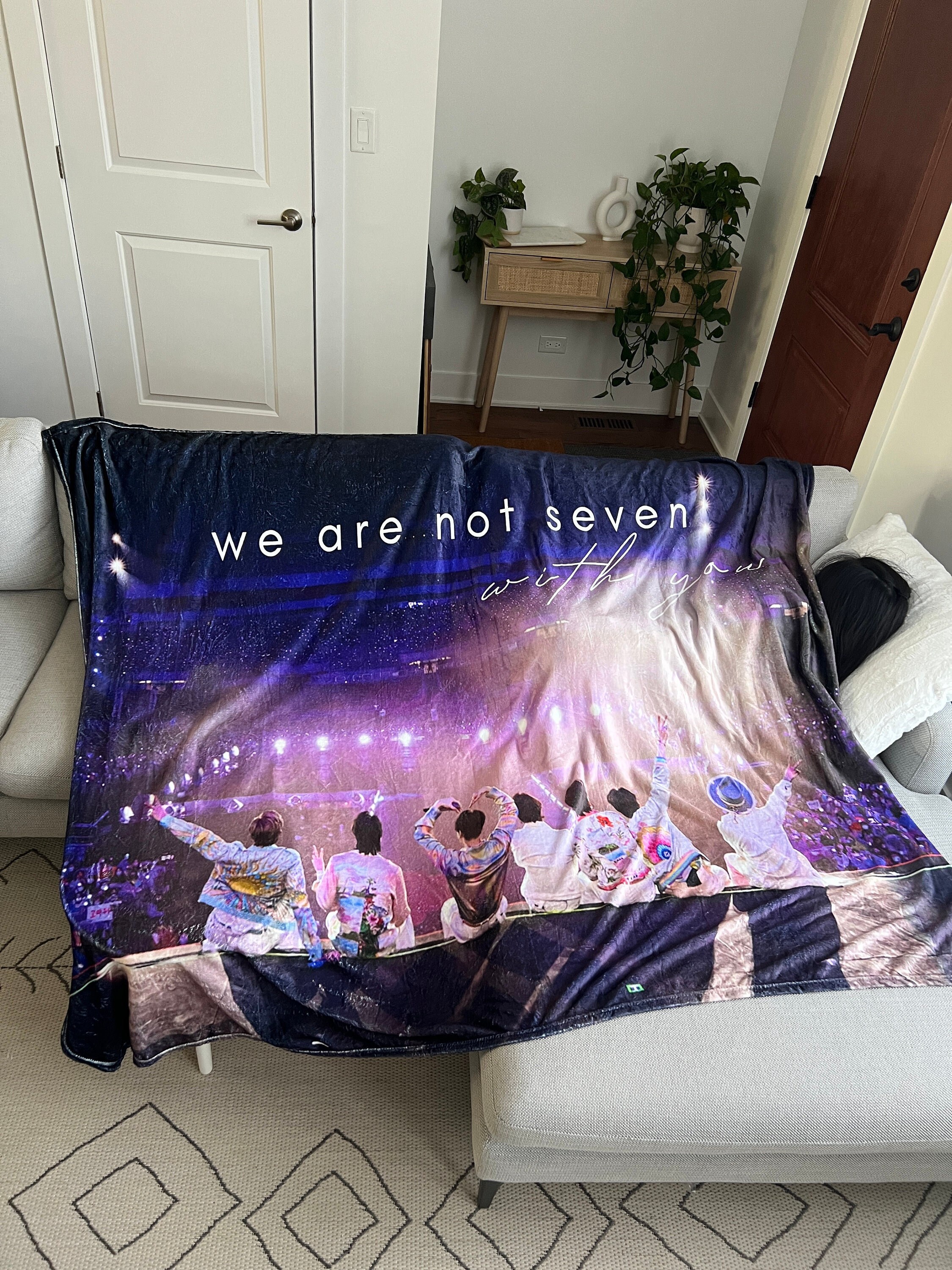We are not seven with you blanket