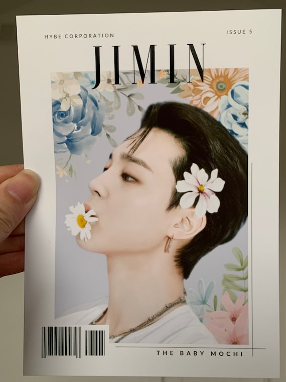 BTS JIMIN Floral Art Print for Wall Decor || Summer Magazine