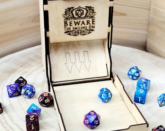 Dice Tower, Hinged Dice Tower, Beware The Smiling DM