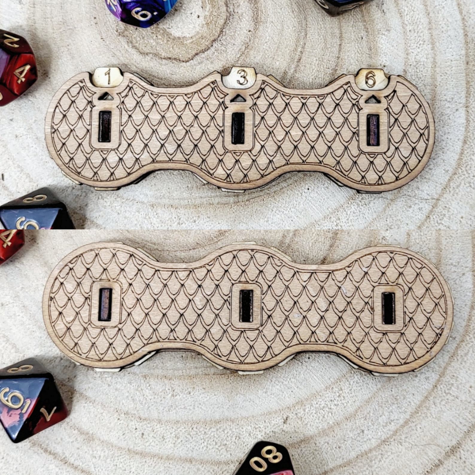 Hitcountermanager Custom Style Triple Hit Point Counter, Life Counter, HP Tracker - Etsy