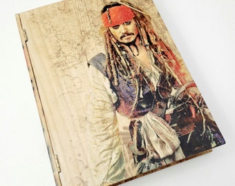Captain Jack Sparrow Book Box Cloth Lined