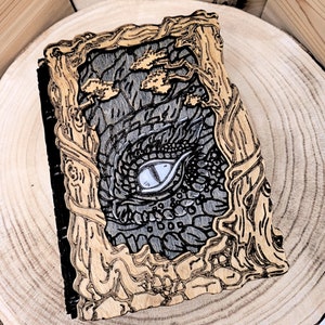 Dragon&#39;s Eye Faux Book Deck Box/ Figure Box/ Magic Cards