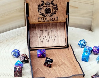 Dice Tower, Hinged Dice Tower, The Die Has Been Cast