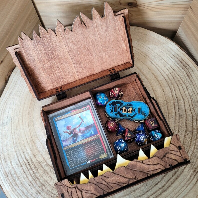 Monster Card Box Monster Card Box/card Storage/monster Book - Etsy