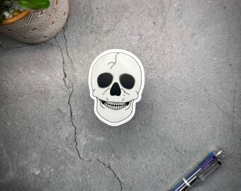 Skull Bone Sticker - Quirky and Playful Skeleton Decal for Your Style