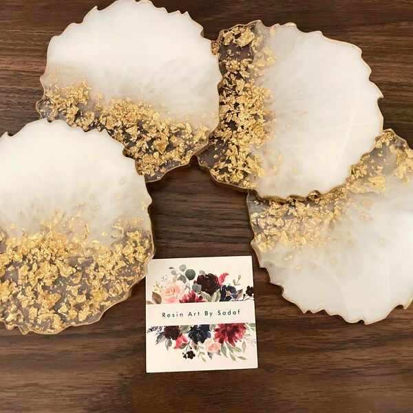 Gold Flake Resin Etsy