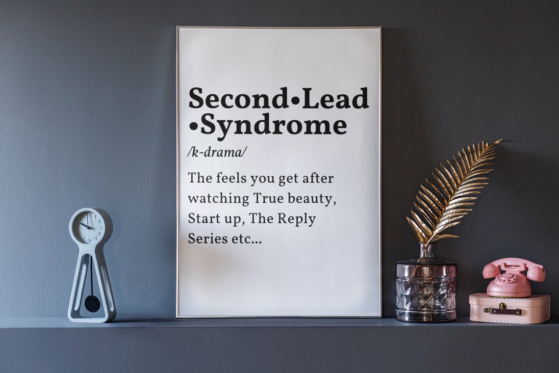 The Second Lead Syndrome Canvas Kdrama second lead Syndrome/kdrama quotes poster/kdrama | Etsy