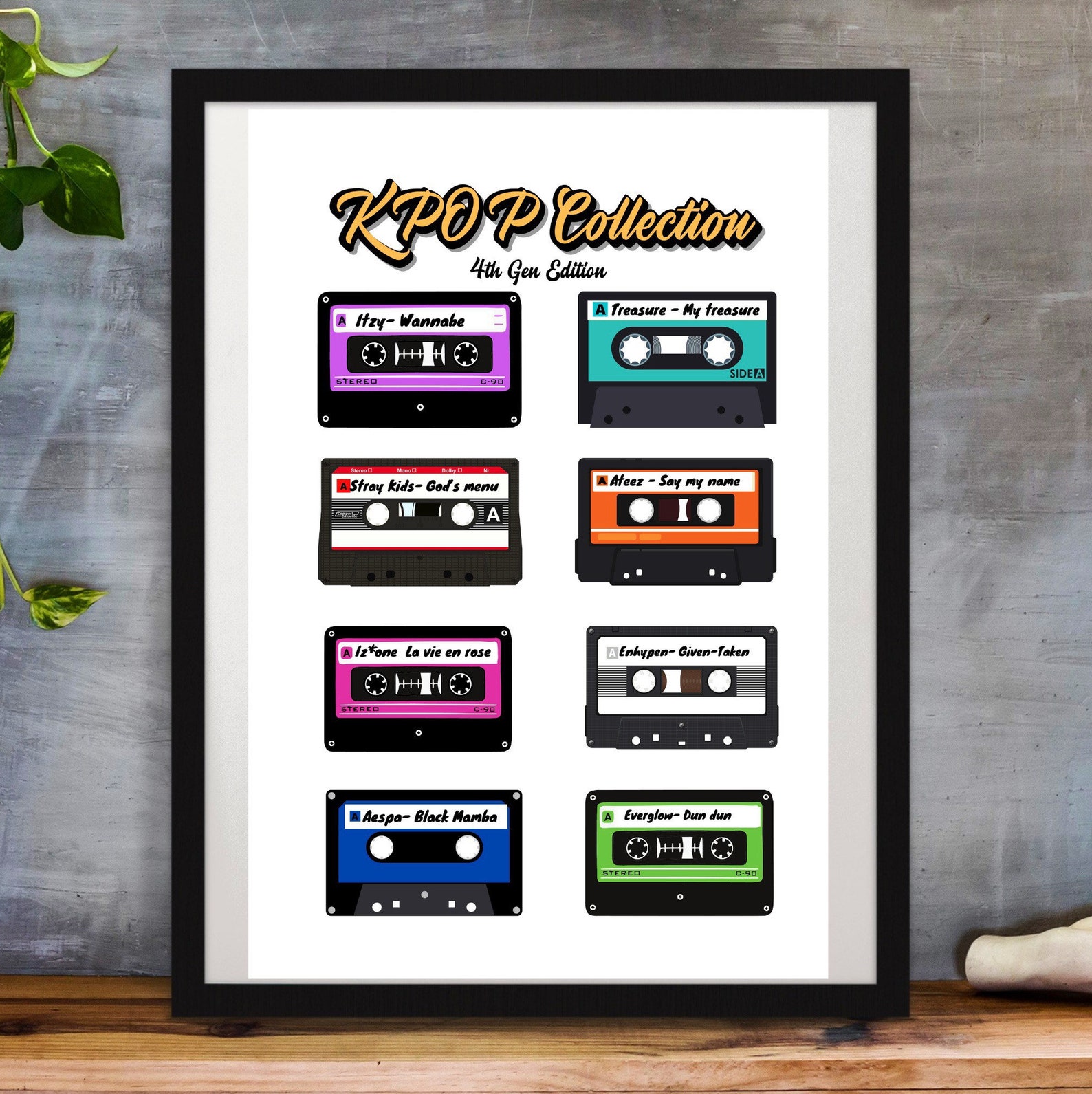Custom Kpop wall art/ kpop poster/ kpop digital print/ kpop | Etsy