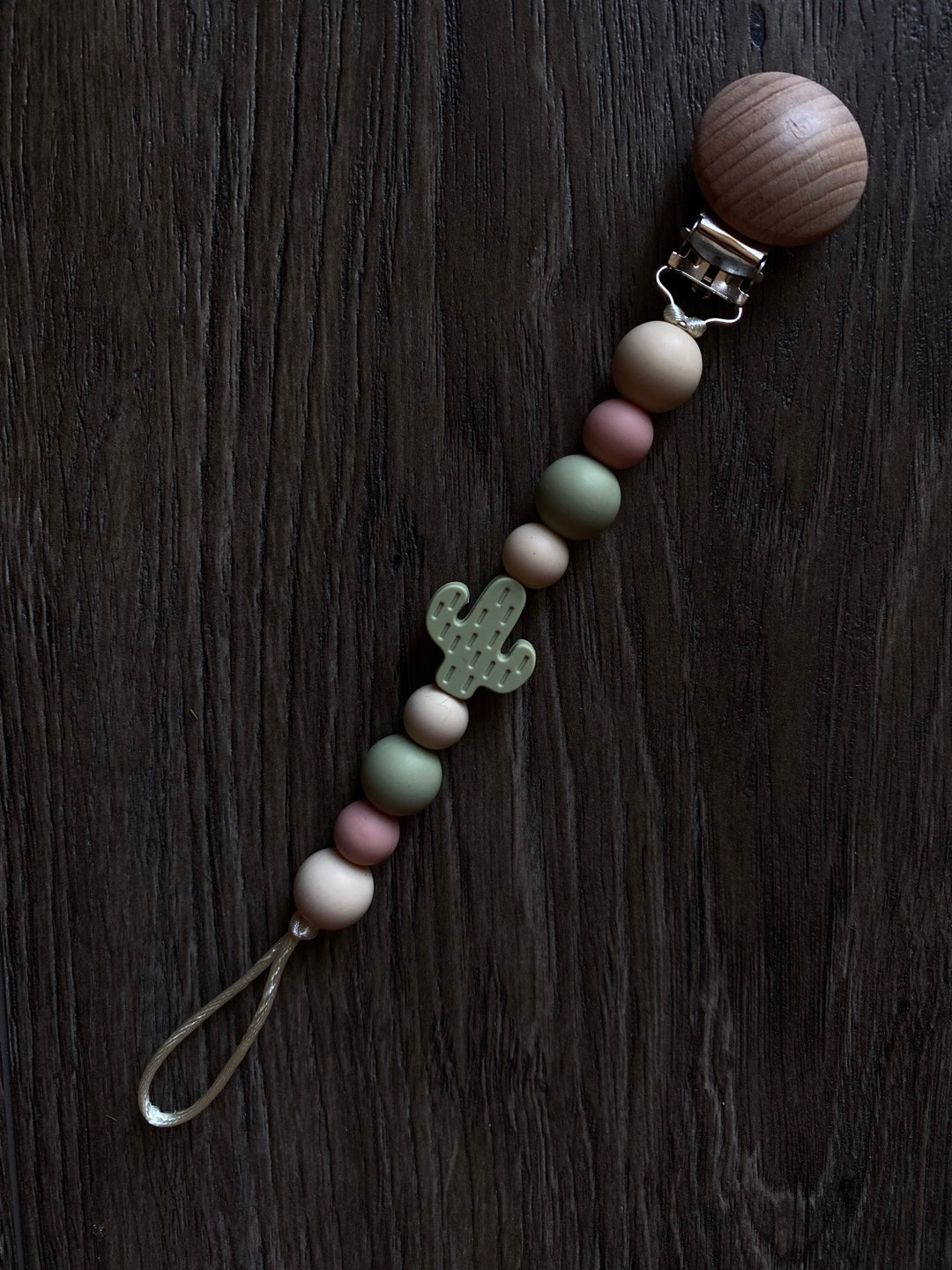 Pacifier Clip / Silicone Bead Pacifier Clip / Paci Clip / Etsy Ireland