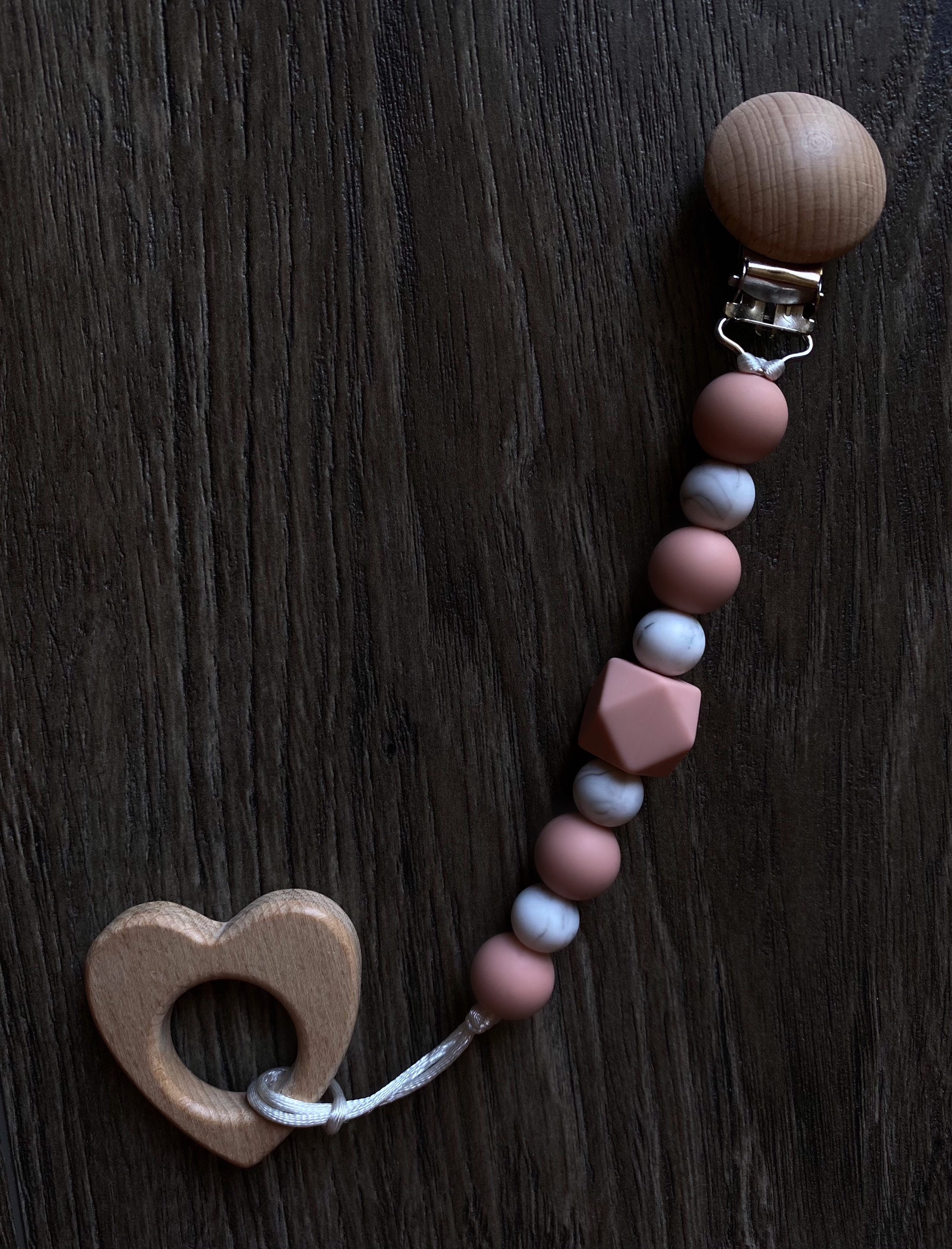 Baby teether / Pacifier clip / silicone bead pacifier clip / Etsy