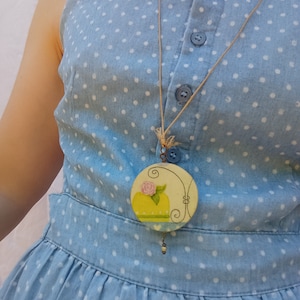French Patisserie Necklace, Handmade Necklace, Romantic Necklace, Unique Necklace, Vintage-looking Necklace, Cute Necklace