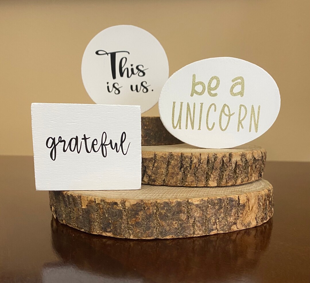 Solid Mini Sign Mini Signs - Etsy