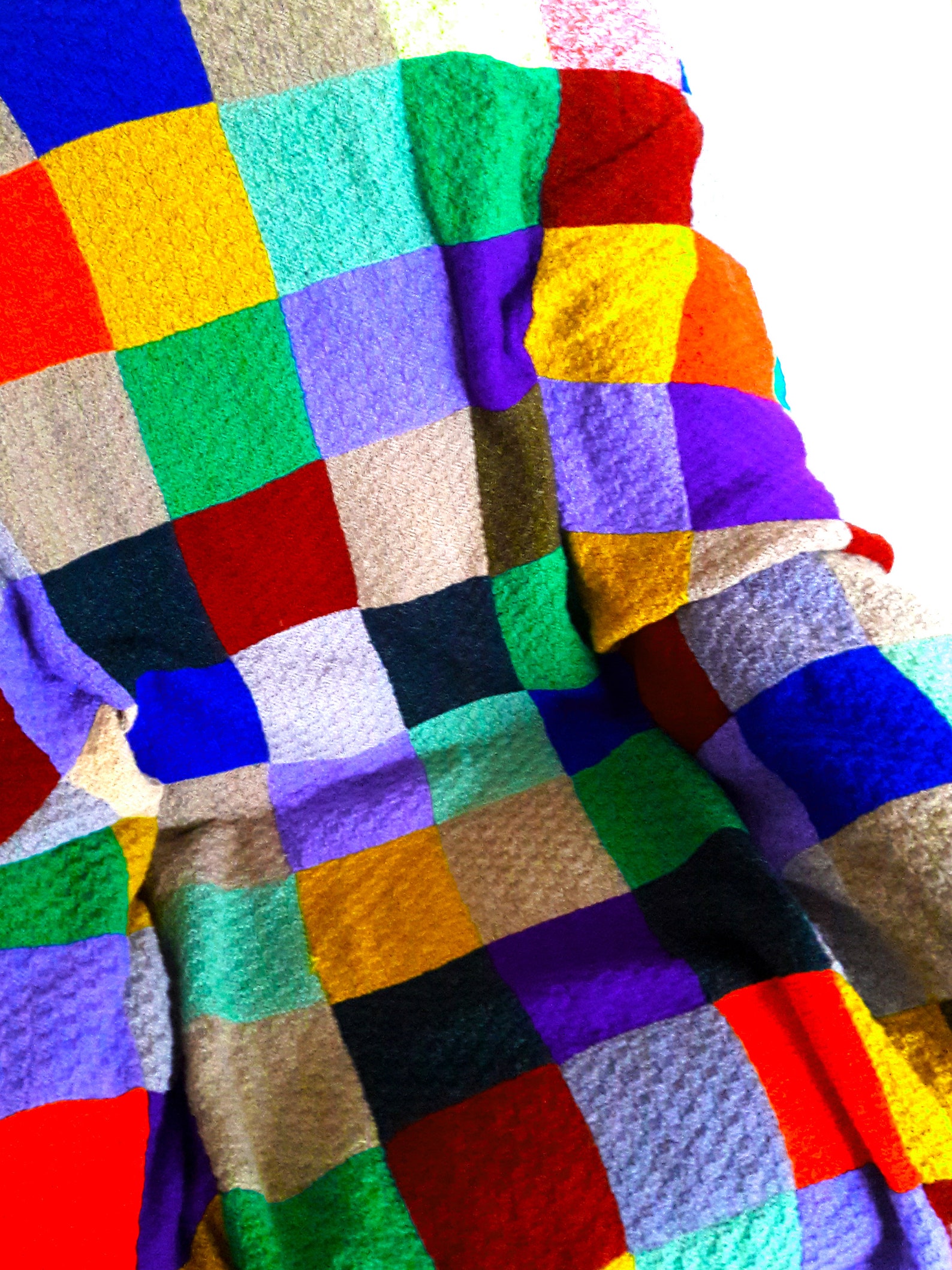 Patchwork knitting pattern Knit Blanket Pattern Easy knit Etsy