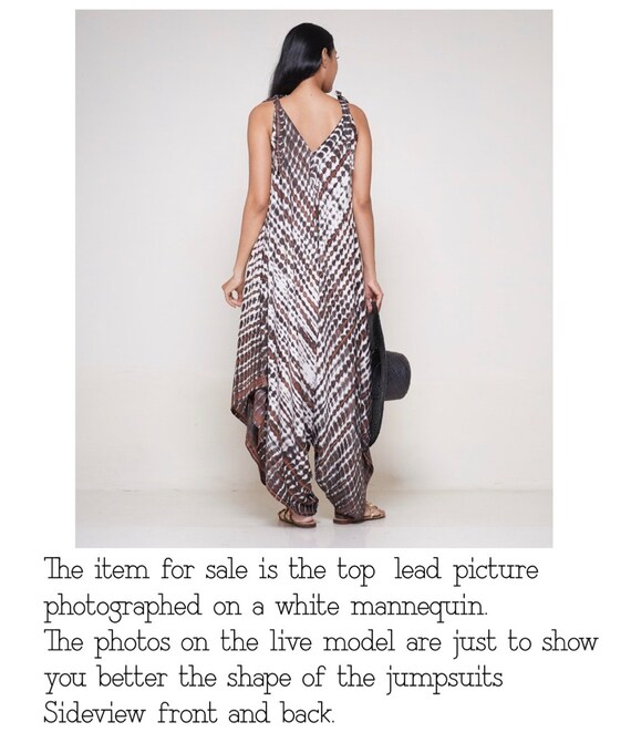 Coveralls, Bali Jumpsuit, Playsuit, Handmade Tiedye, Tiedye