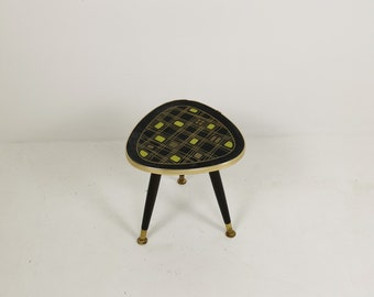 Table fleurie vintage originale 1950